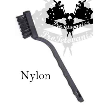 Kartáč na čištění tetovacího vybavení NYLON