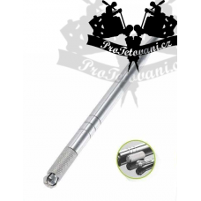 Manual pen for 3D permanent make up Silver rings