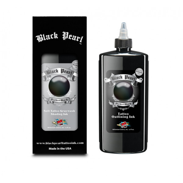 Moms Millennium Black Pearl Outlining Ink tattoo color 355ml