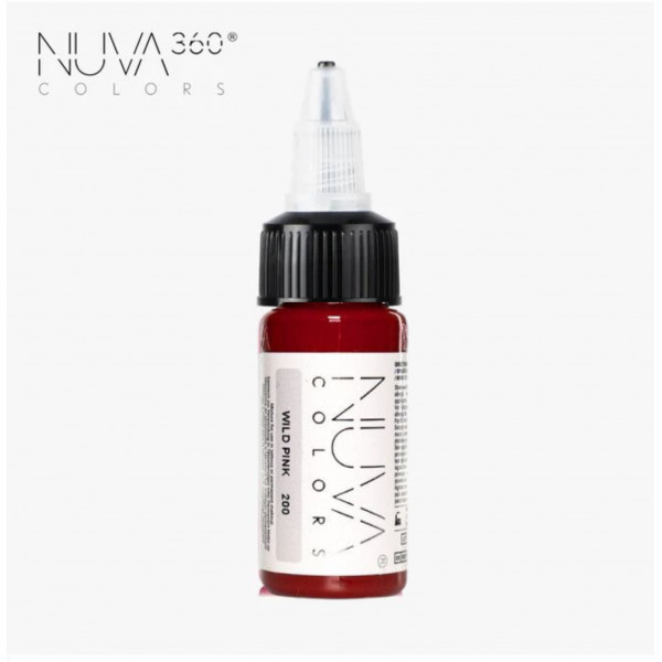 Color for permanent make-up Nuva Wild Pink REACH 15 ml