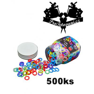 O-ring gumičky pro tetovací strojky 500Ks