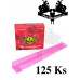 Návleky na clip cord Pink balení 125 Ks