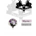 Šperk pro mikrodermalní piercing Glitter purple