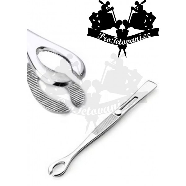 Piercing lockable clamps open