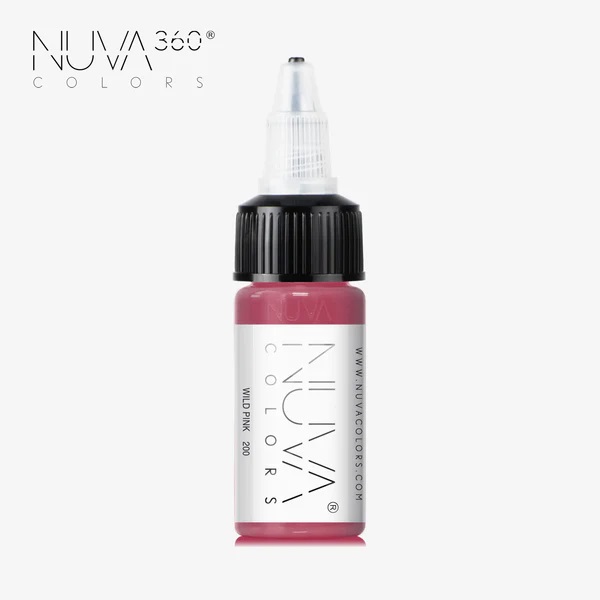Barva pro permanentní make up Nuva 200 Wild Pink REACH 15 ml