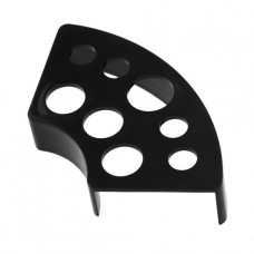 Plastic holder-stand for cups black