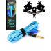 Prémiový tetovací RCA kabel snake blue