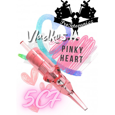 Profesionální cartridge pro permanentní make up VLADKOS Pinky Heart 5CF