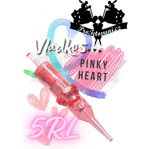 Professional cartridge for permanent make-up VLADKOS Pinky Heart 5RL