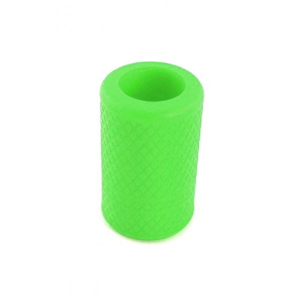 Anti-slip silicone sleeve for tattoo grip Green