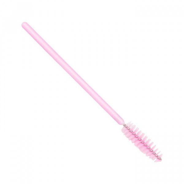A practical Pink aid for combing eyebrows with permanent make-up