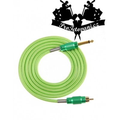 RCA cord lanovy King Green 
