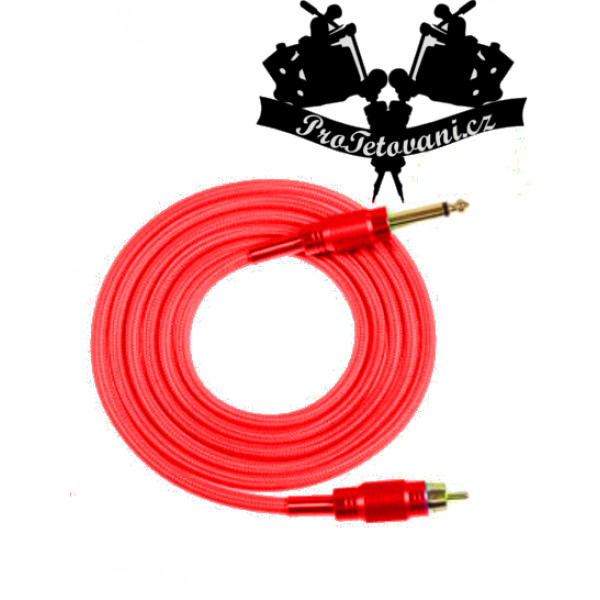 RCA cord lanovy King Red