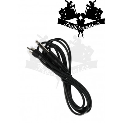 RCA kabel cord silikon Easy Black