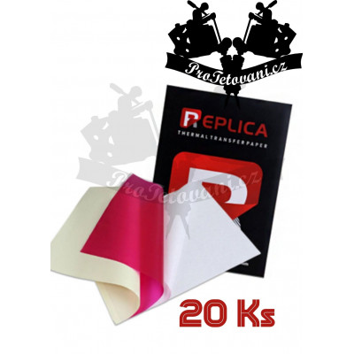 REPLICA Obtiskovací papír RED 20 Ks