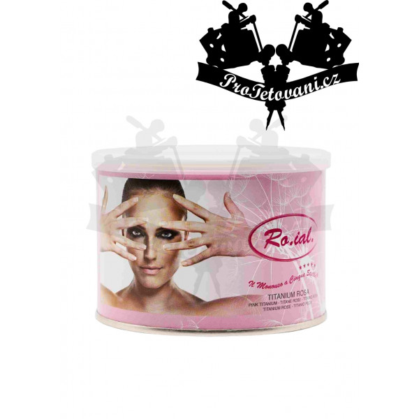 Ro.ial Epilation wax in a can Pink Titanium 400 ml