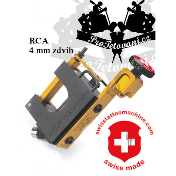 SWISSTATTOOMACHINE GoldLine RCA rotary tattoo machine