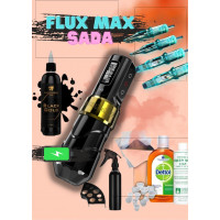 Rotary tattoo set with FK IRONS FLUX MAX battery machine