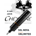 Rotační bateriový tetovací strojek CHEYENNE SOL NOVA UNLIMITED BLACK 5 mm zdvih
