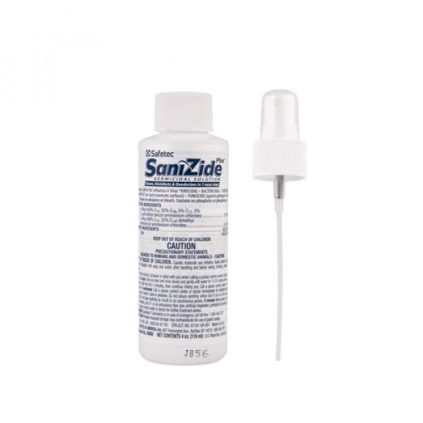 Safetec SaniZide Plus® Spray 120ml disinfectant spray