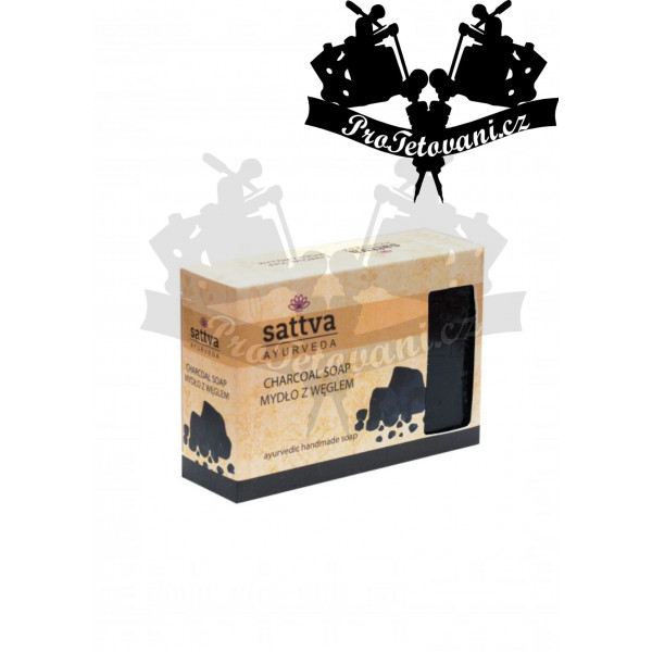 Sattva Ayurvedic soap with activated carbon 125g
