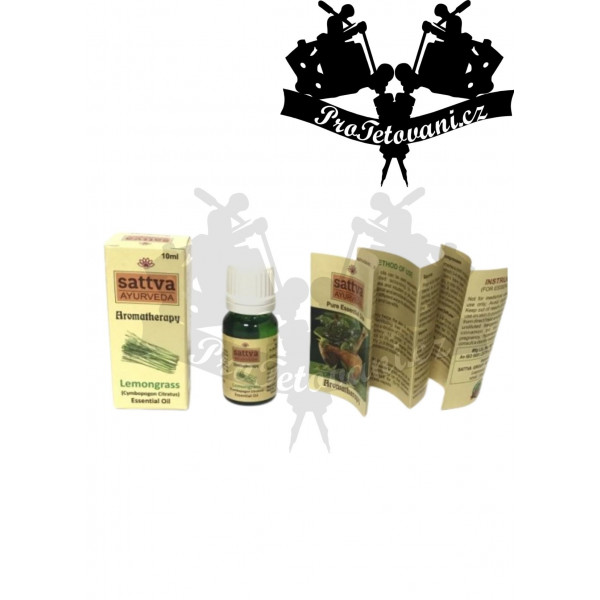 Sattva Ayurvedic Essential Oil Lemongrass 10 ml