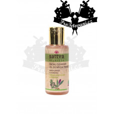 Sattva Facial Gel for cleansing the face Sandalwood and turmeric 100 ml