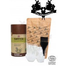 Sattva natural herbal Henna for hair 150 g NUT BROWN
