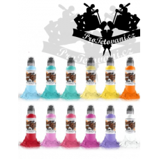 Set of tattoo colors World Famous Ink 12 colors in a set