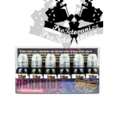 Set of tattoo colors World Famous Ink Darkside 6 pcs