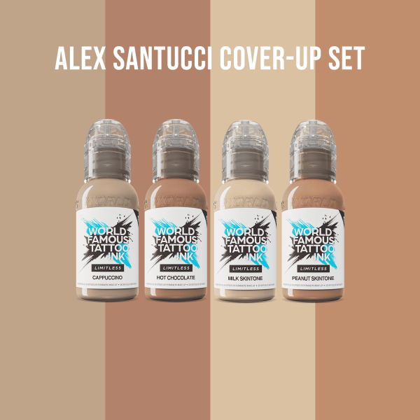 Set tetovacích barev World Famous Limitless ALEX SANTUCCI COVER-UP SET REACH