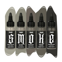 Set uměleckých barev Dynamic Ink Opaque Grey Set SMOKE