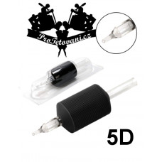 Sterile tattoo grip with 5D tip