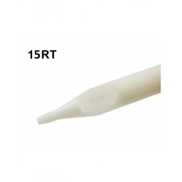 Sterile tattoo tip type 15RT white