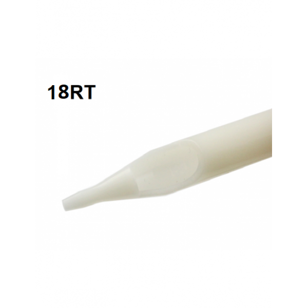 Sterile tattoo tip type 18RT white