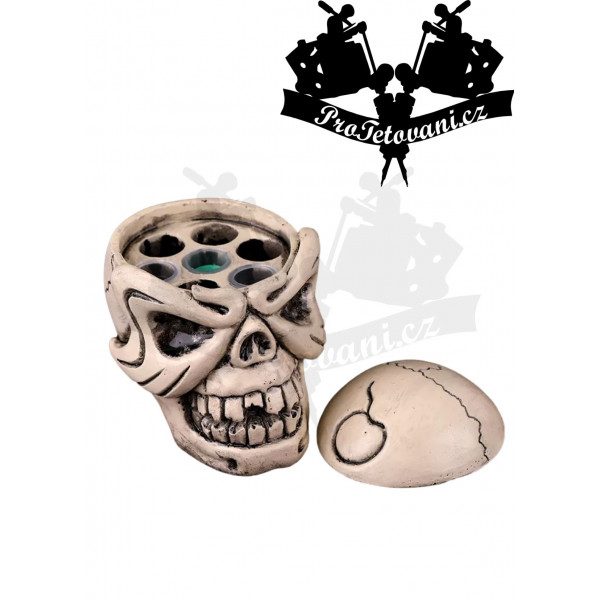 Hell Skull tattoo cup stand