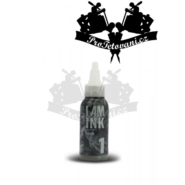 Tattoo ink I AM INK SILVER 1 second generation 50 ML