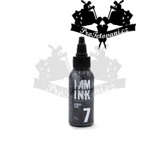 Tattoo ink I AM INK URBAN BLACK 7 second generation 50 ML