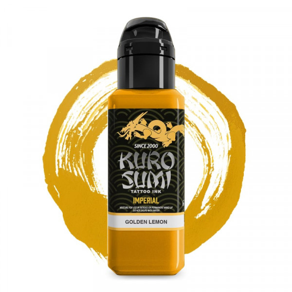 Tetovací barva Kuro Sumi Imperial - Golden lemon 44 ml