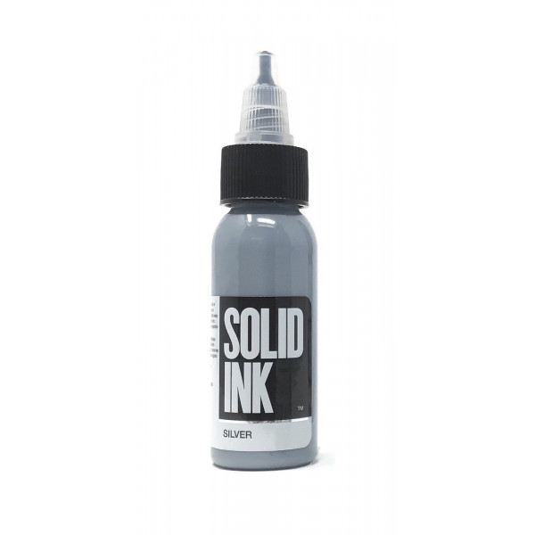 Tattoo ink Solid Ink Silver 30ml