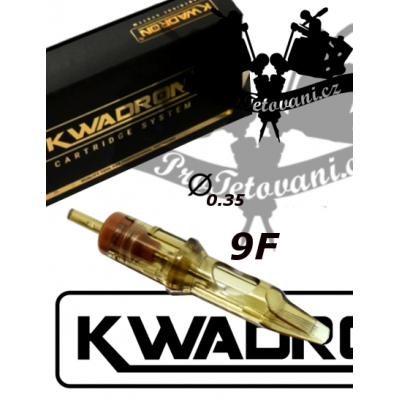 Tetovací cartridge KWADRON 9 Flat