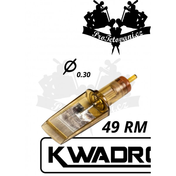 KWADRON COMBAT 49 Soft Edge Magnum tattoo cartridge