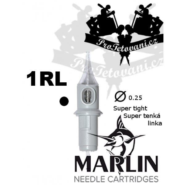 Tattoo cartridge MARLIN 1 RL SUPER TIGHT