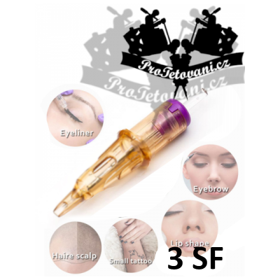 Tetovací cartridge pro permanentní make up EZ V-SELECT PMU 3 SF