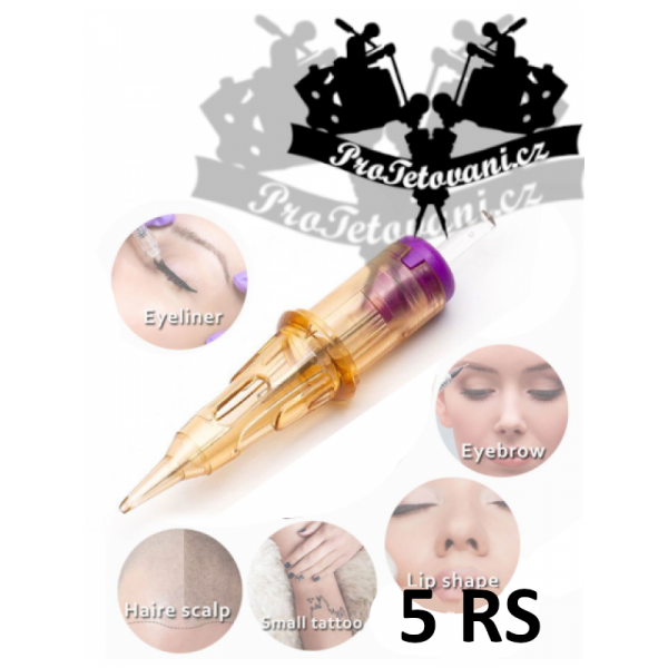 Tattoo cartridge for permanent make-up EZ V-SELECT PMU 5RS