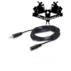 Tattoo cable for tattoo machines with 3.5 jack outlet