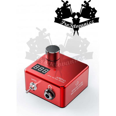 Tattoo source ARENA Block Red with LCD display