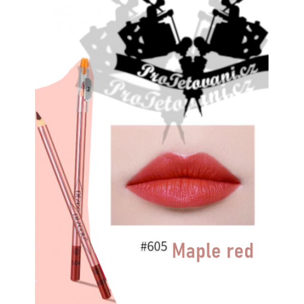 Tužka na rty se strouhátkem pro permanentní make up Maple Red