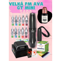 Large Tattoo Kit for PM AVA GT MINI Black and Permablend LUXE ONYX