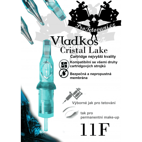 Premium tattoo cartridge VLADKOS CRISTAL LAKE 11 FLAT